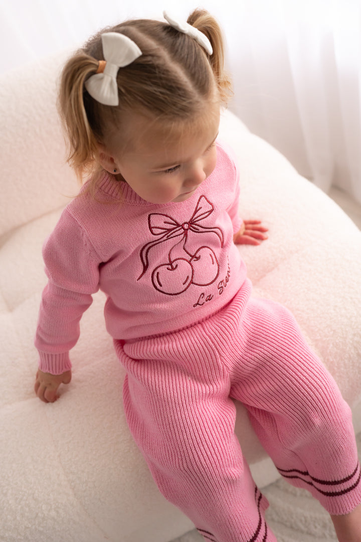 Knitted Jumper - Cherries