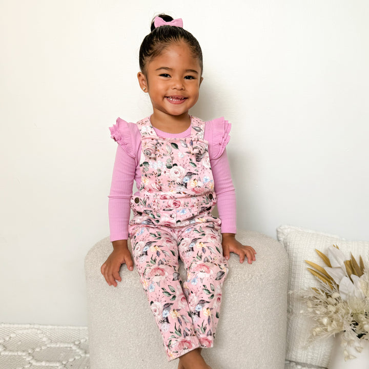 Floral Overalls - Lonnie