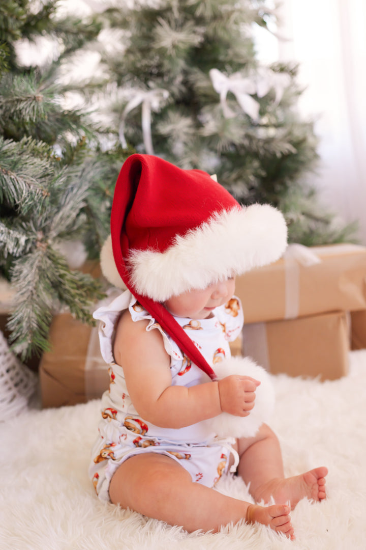 Singlet & Shorties Set - Christmas Teddy