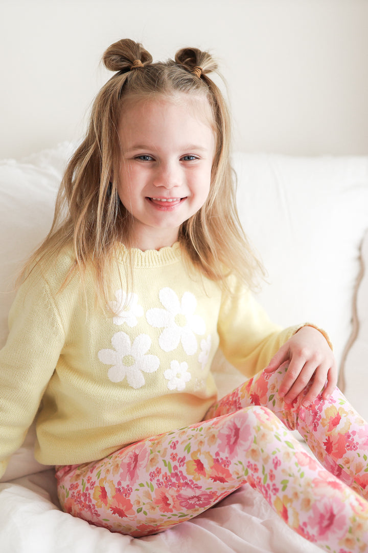 Floral Leggings - Capri