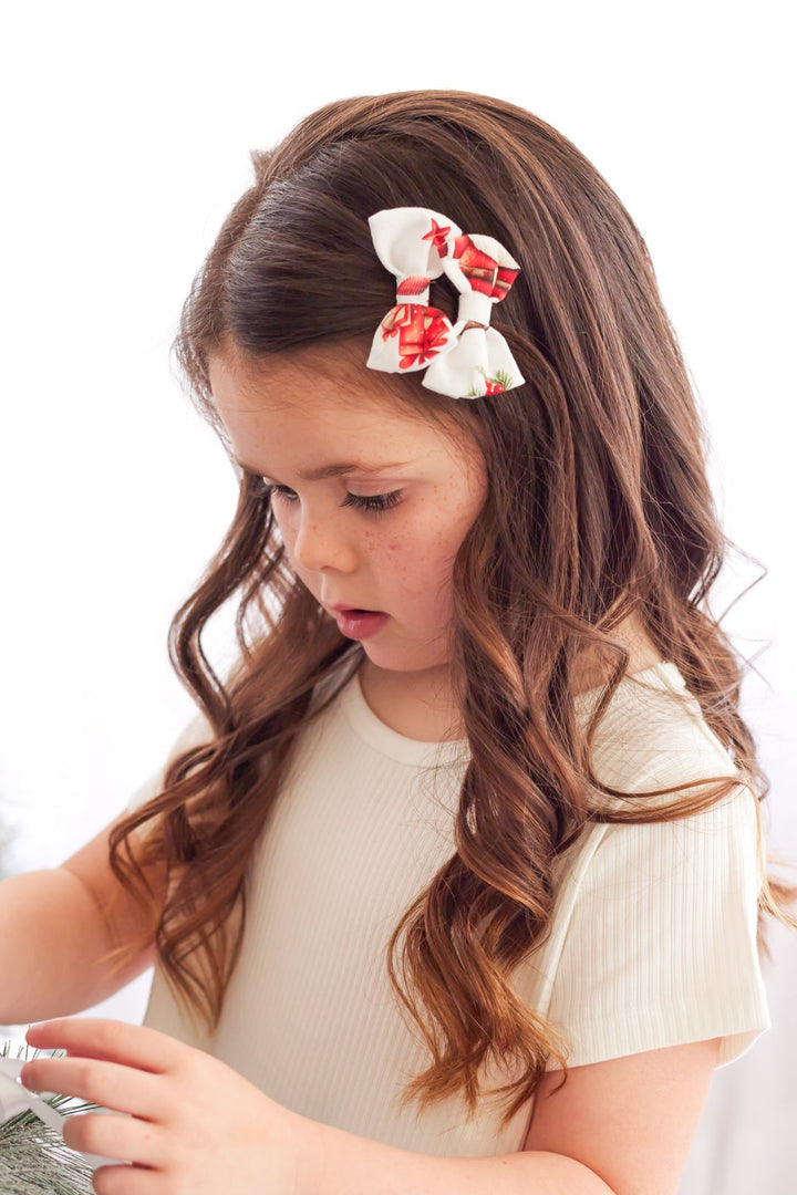 Mini Bows - Here Comes Santa Claus