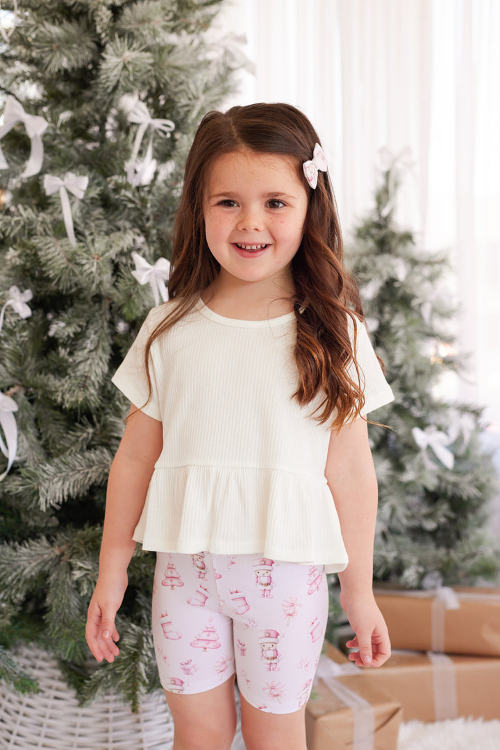 Bike Shorts - Pink Nutcracker