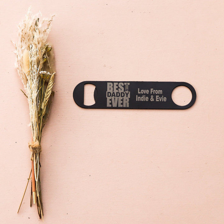 Personalised Father's Day Metal Bottle Opener