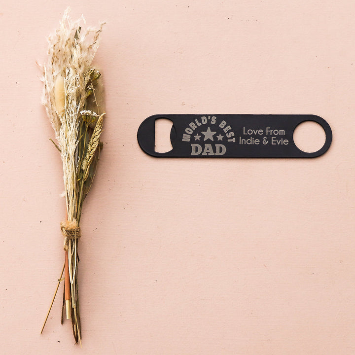 Personalised Father's Day Metal Bottle Opener
