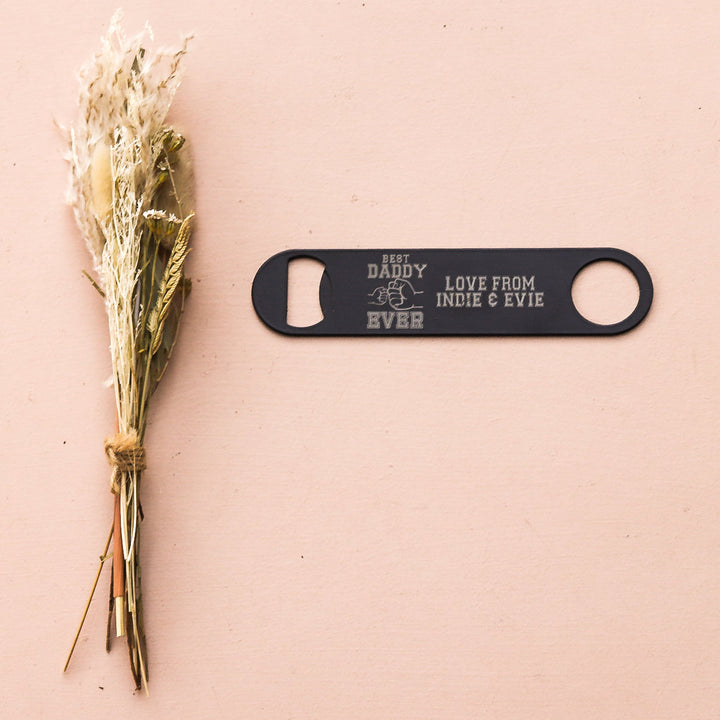 Personalised Father's Day Metal Bottle Opener