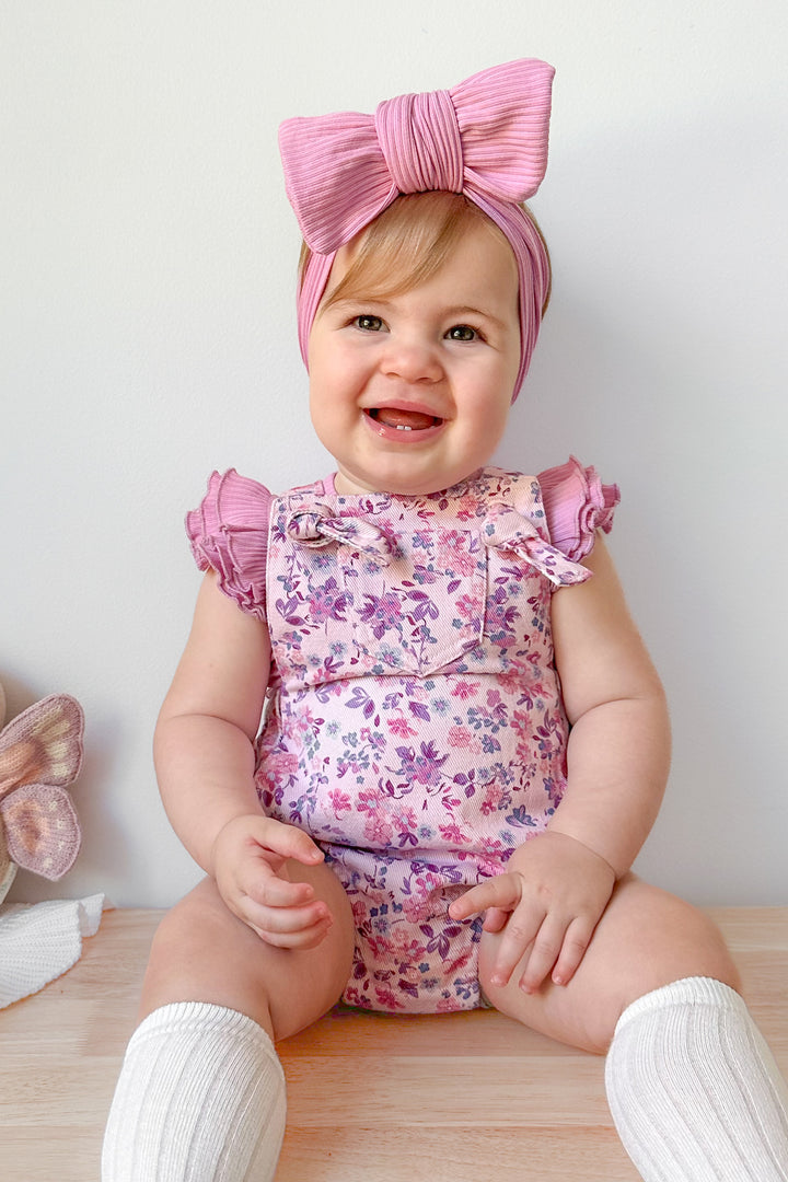 Floral Overall Romper - Florence