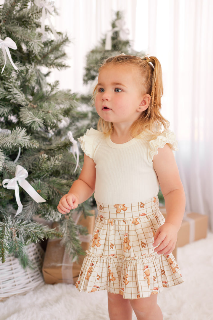 Ruffle Skirt - Jolly Little Gingerbread