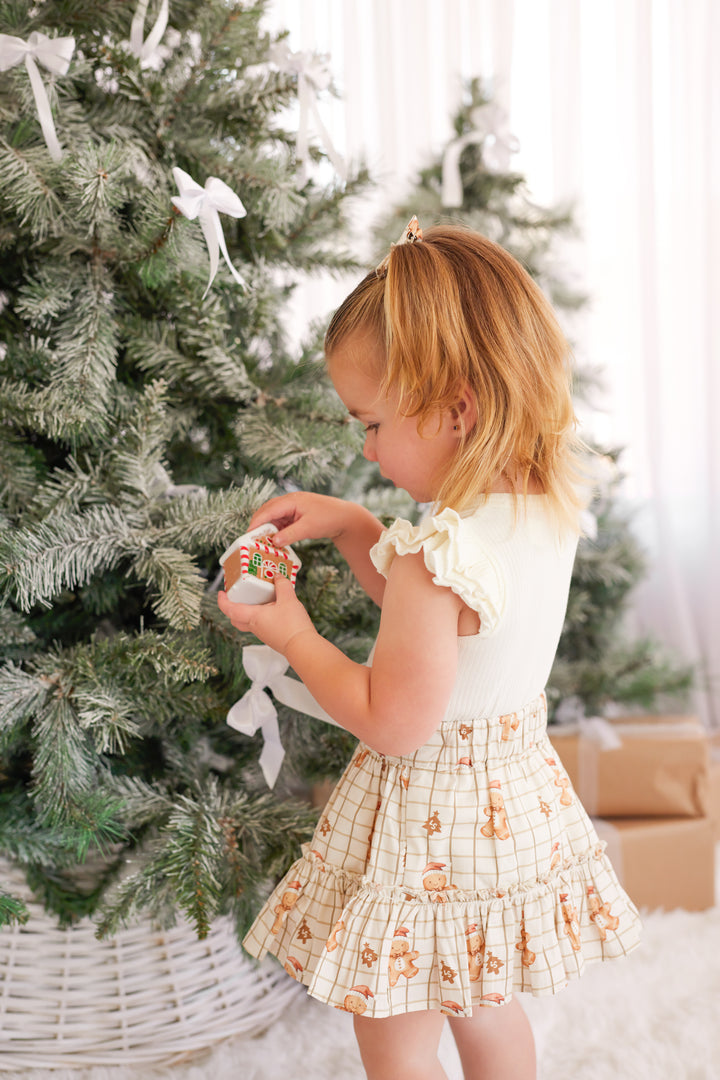 Ruffle Skirt - Jolly Little Gingerbread