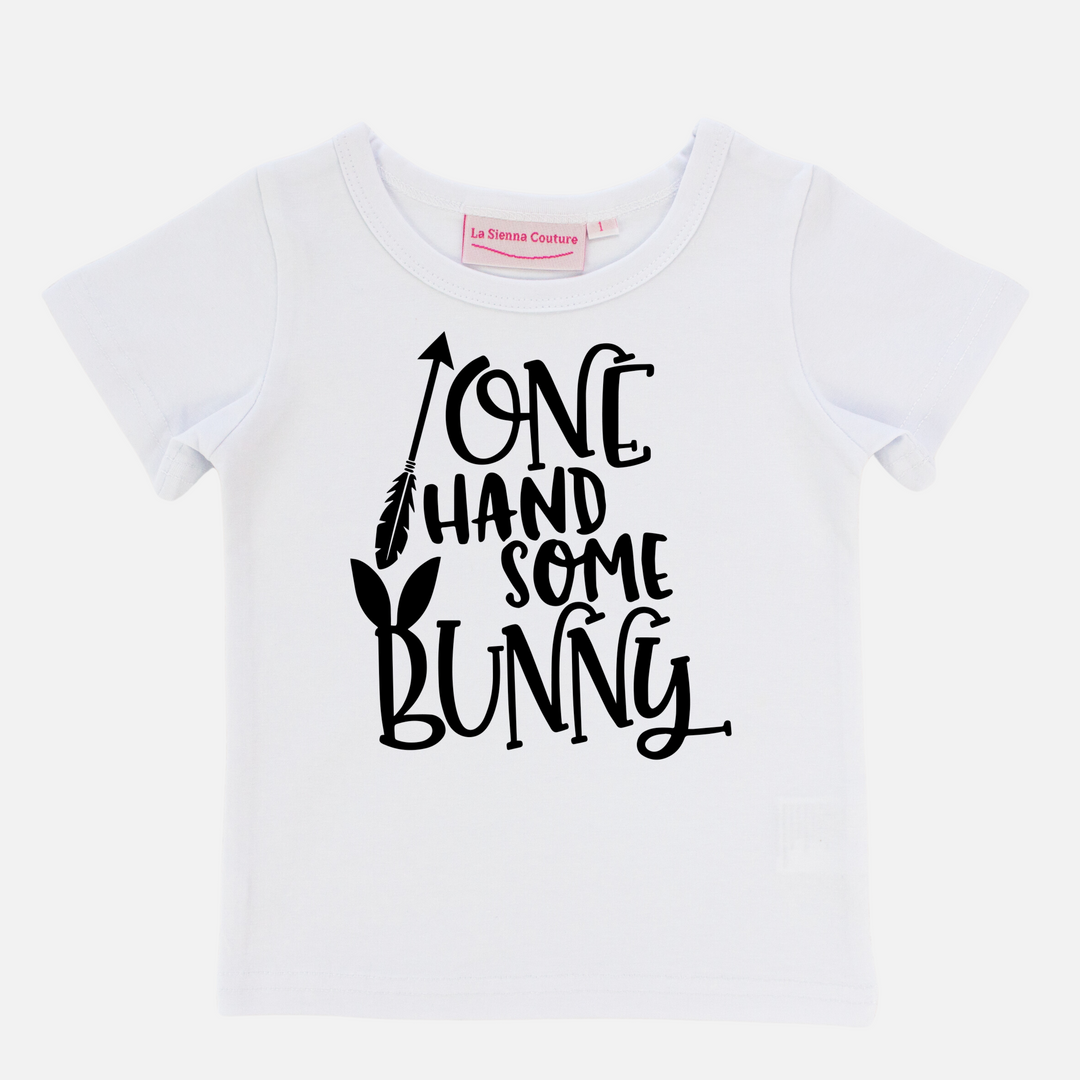 One Handsome Bunny - Unisex - Short Sleeve Tee