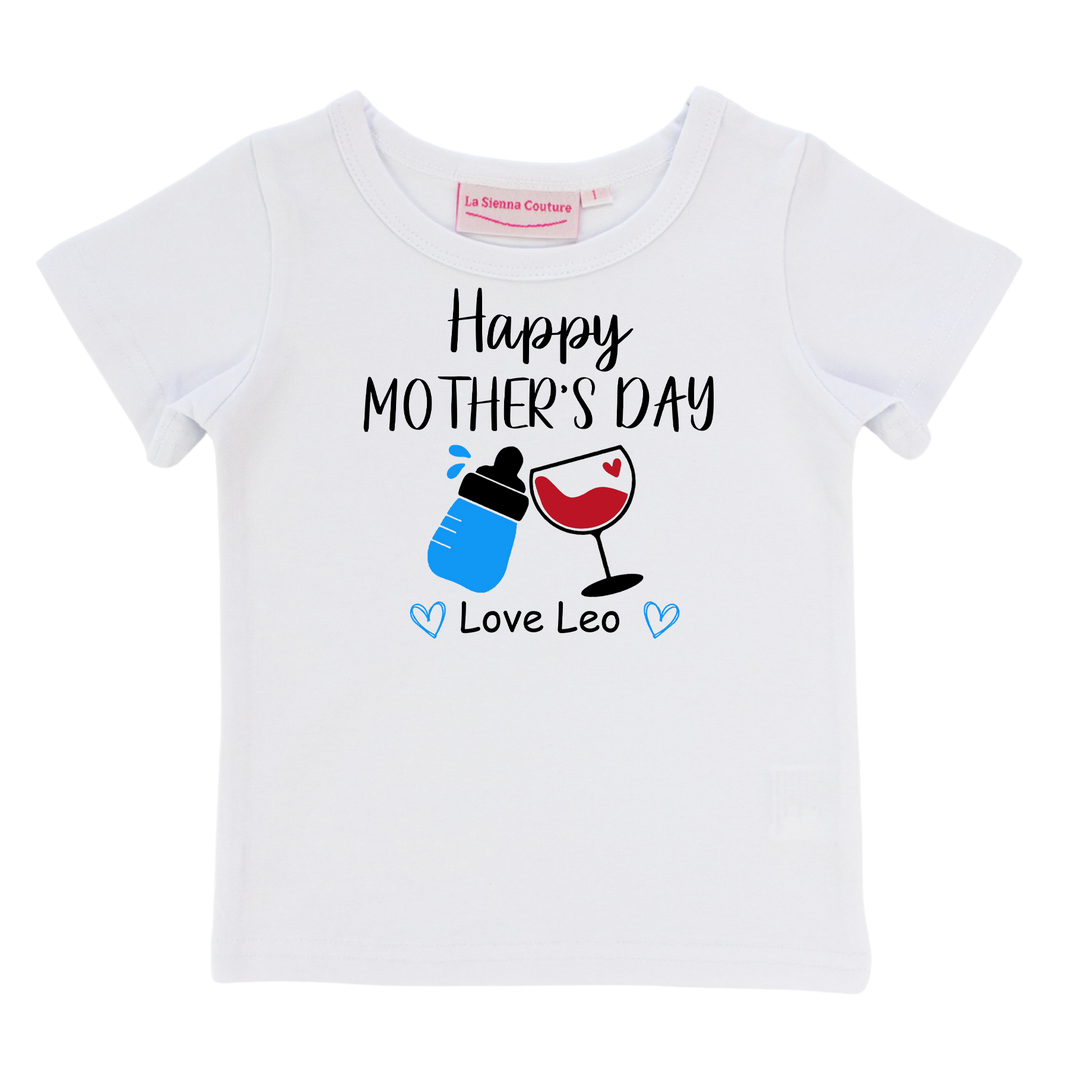 Happy Mother's Day - Blue - Unisex Short Sleeve