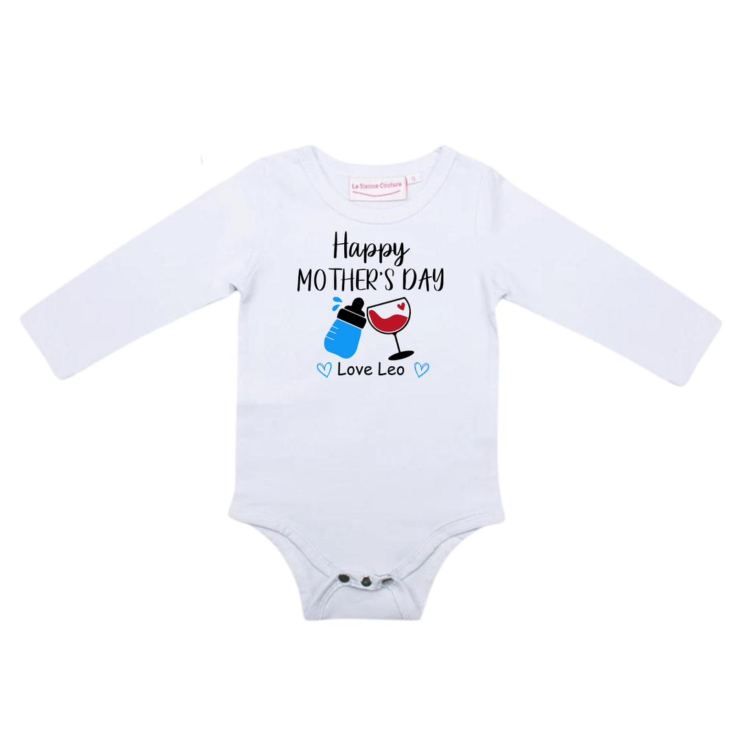 Happy Mother's Day - Blue - Unisex Long Sleeve