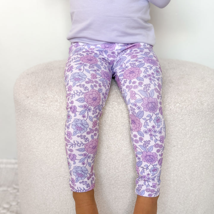 Floral Girls Leggings