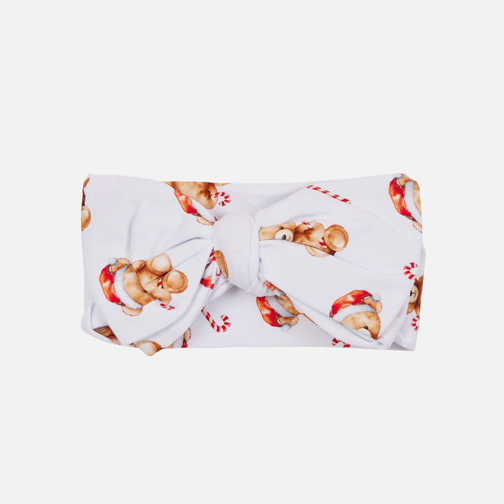 Headwrap - Christmas Teddy