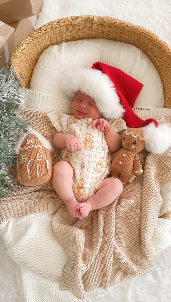 Tshirt Romper - Jolly Little Gingerbread