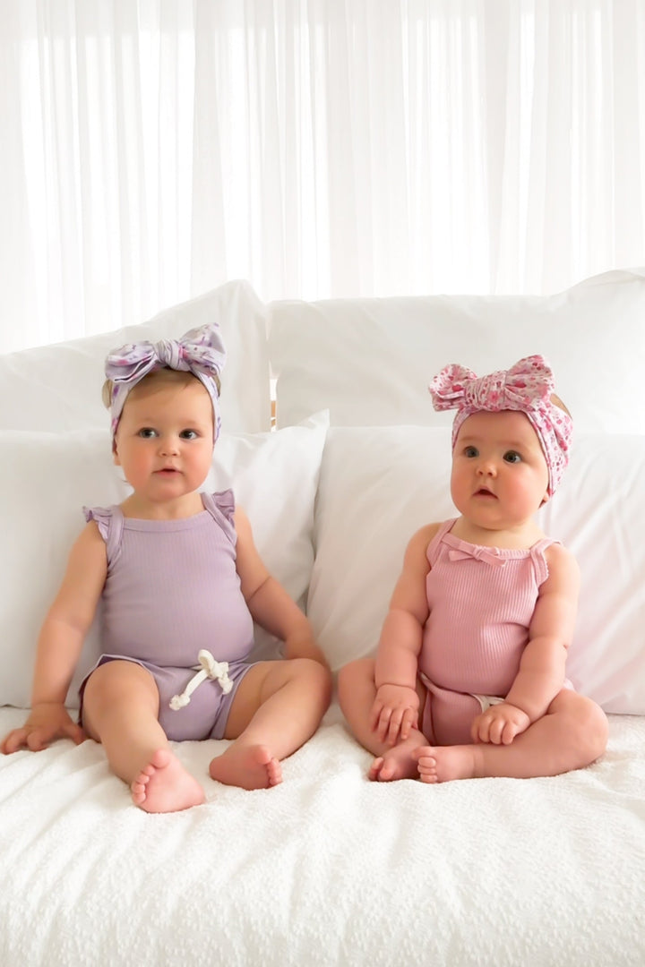 Cozy Singlet & Shorties Set - Viola