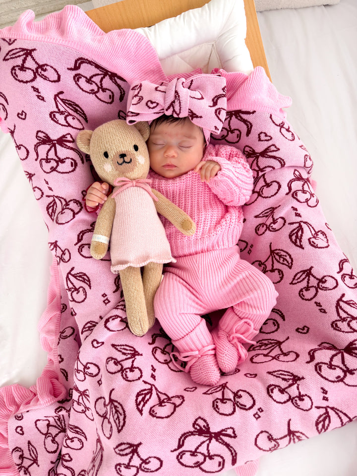 Super Chunky Knit - Peony Pink