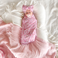 Muslin Baby Wrap - Primrose Pink