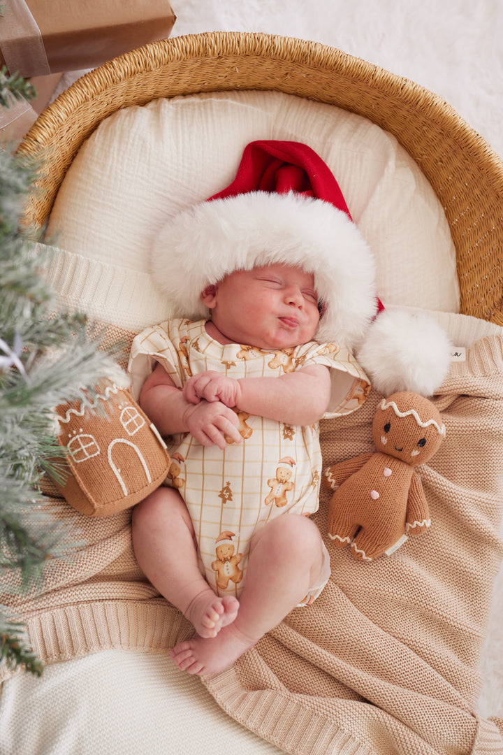 Tshirt Romper - Jolly Little Gingerbread