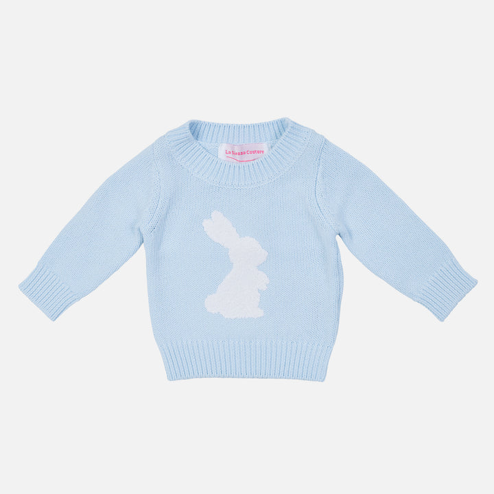 Knitted Jumper - Little Bunny Sky Blue
