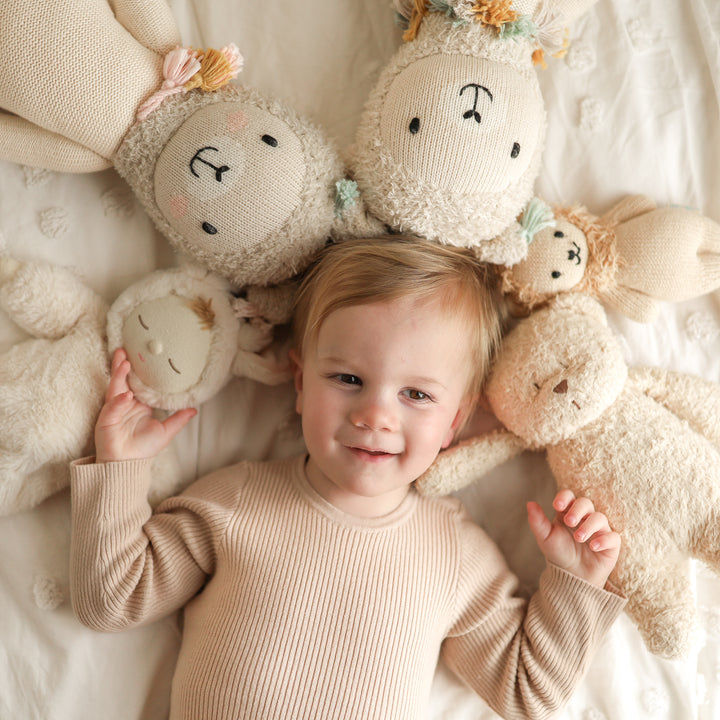 baby kids oat long sleeve knitted ribbed bodysuit