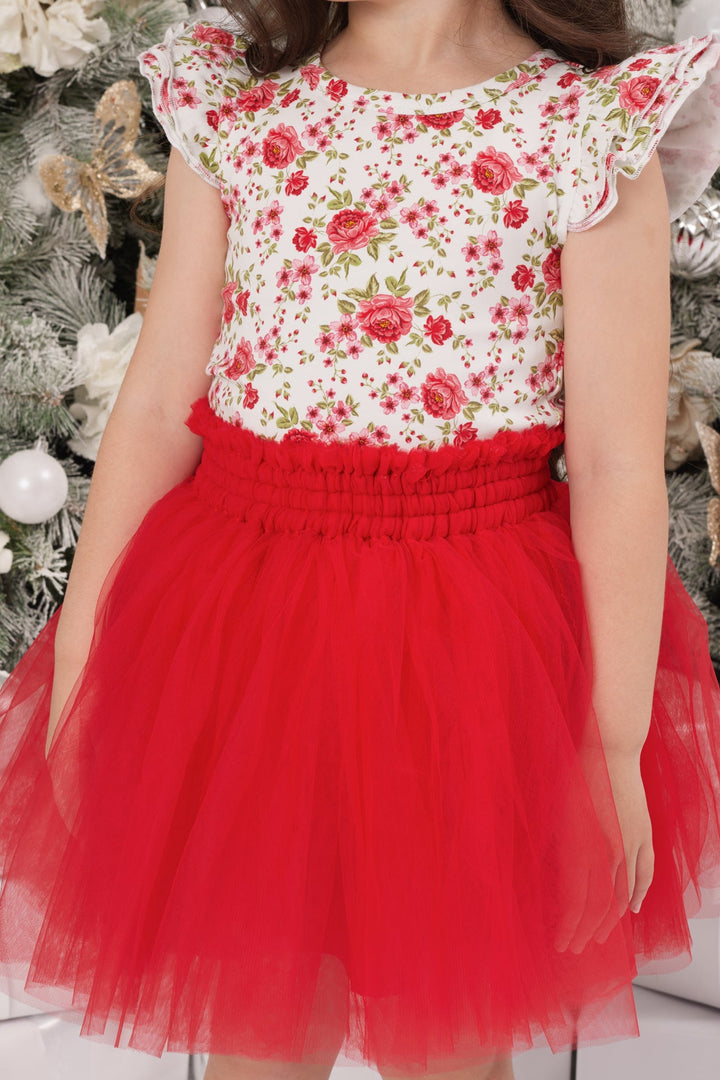 Tulle Tutu Skirt - Red