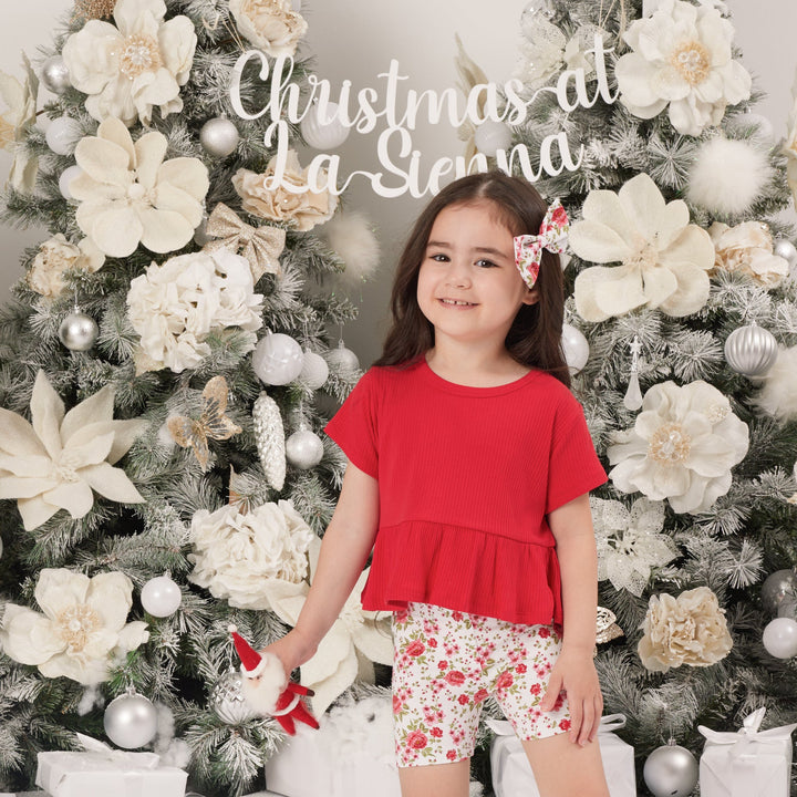 Cozy Ruffle Top - Red