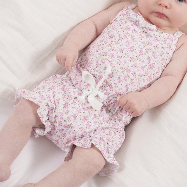 Floral Singlet & Shorties Set - Myla