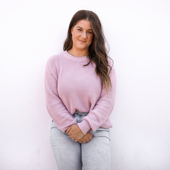 Mummy Chunky Knit - Lilac Mist