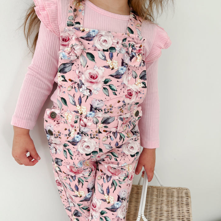 Floral Overalls - Lonnie