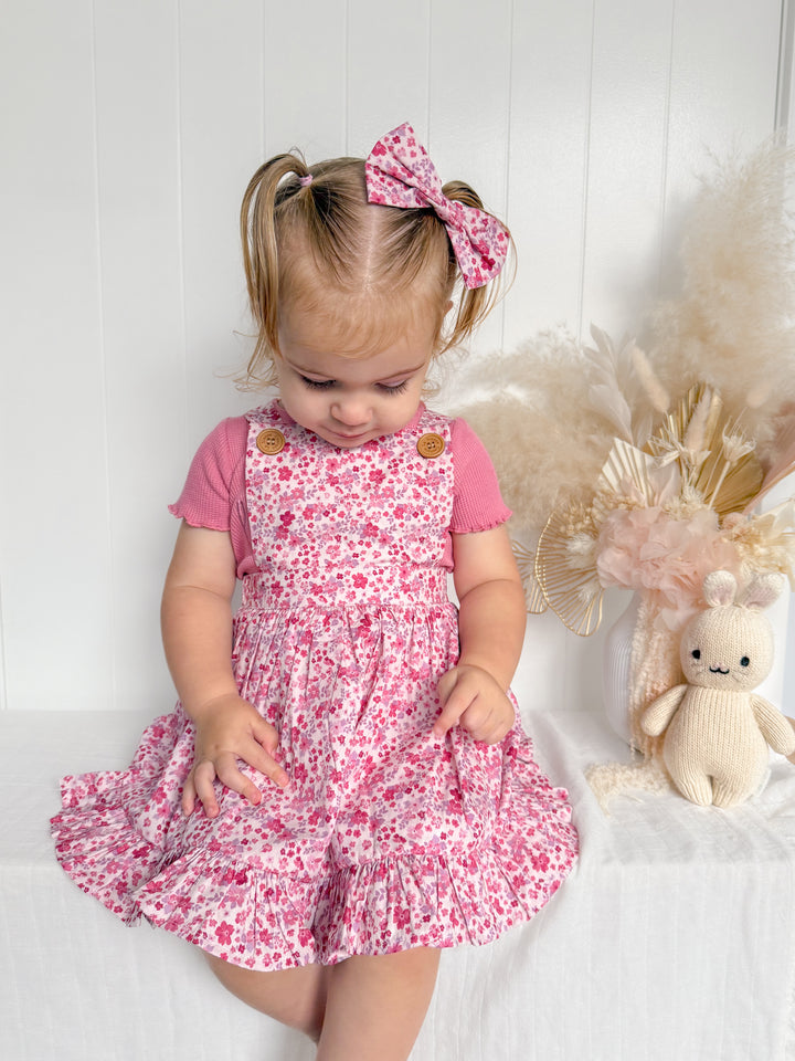Floral Pinafore Dress - Maddison