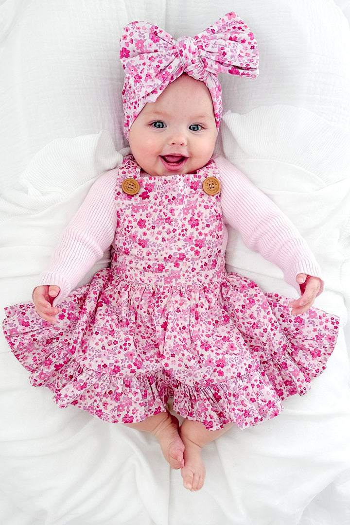 Floral Pinafore Dress - Maddison