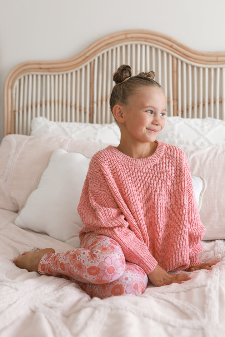 Super Chunky Knit Textured - Blush