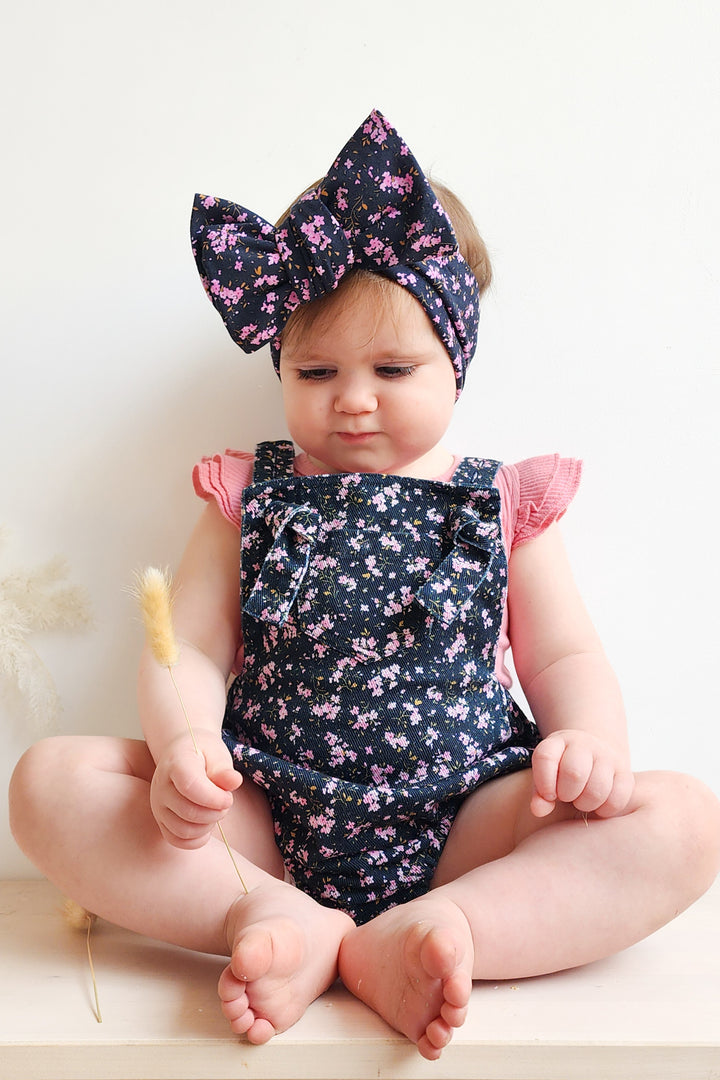 Floral Overall Romper - Veronica
