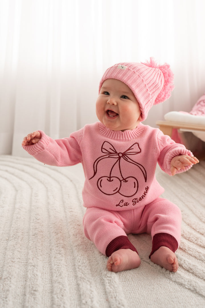 Knitted Jumper - Cherries