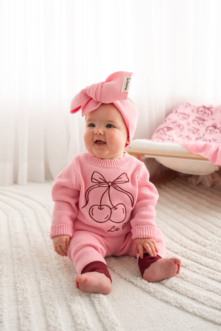 Knitted Jumper - Cherries