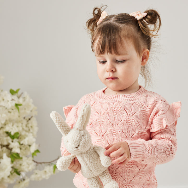 Jessie Flutter Knit - Peachy