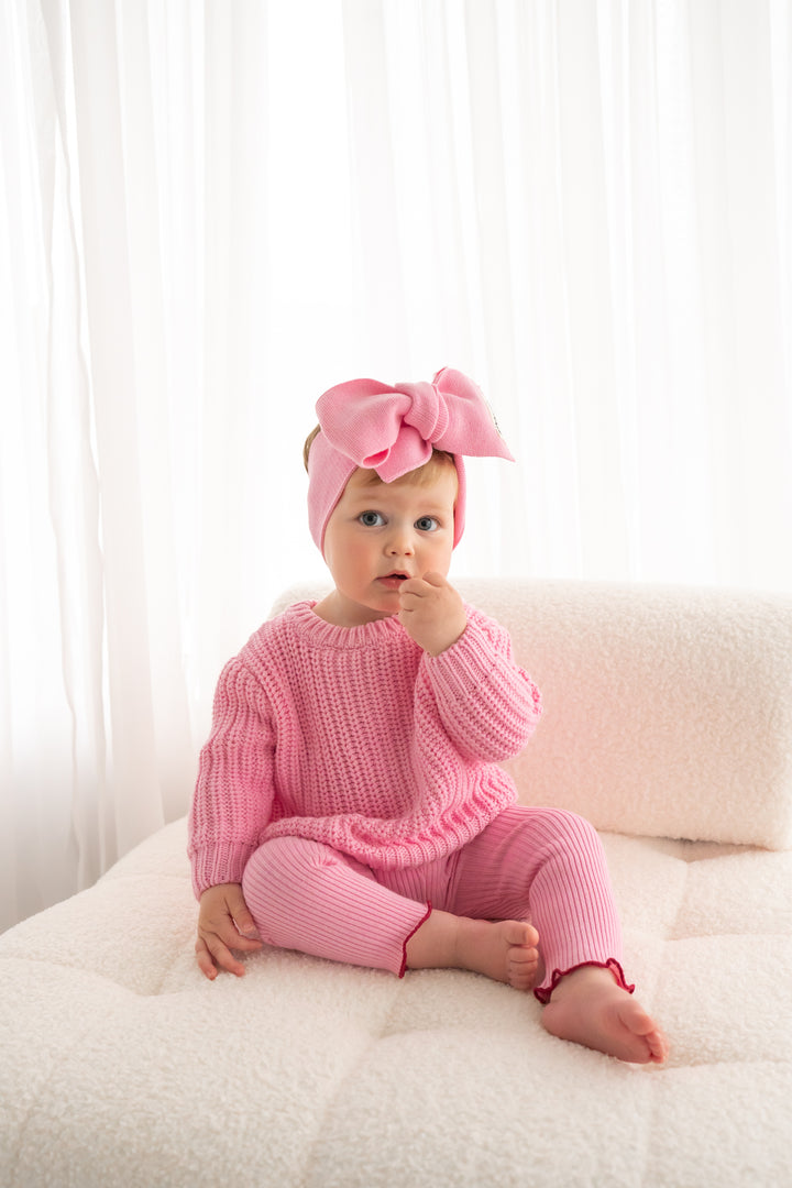 Super Chunky Knit - Peony Pink