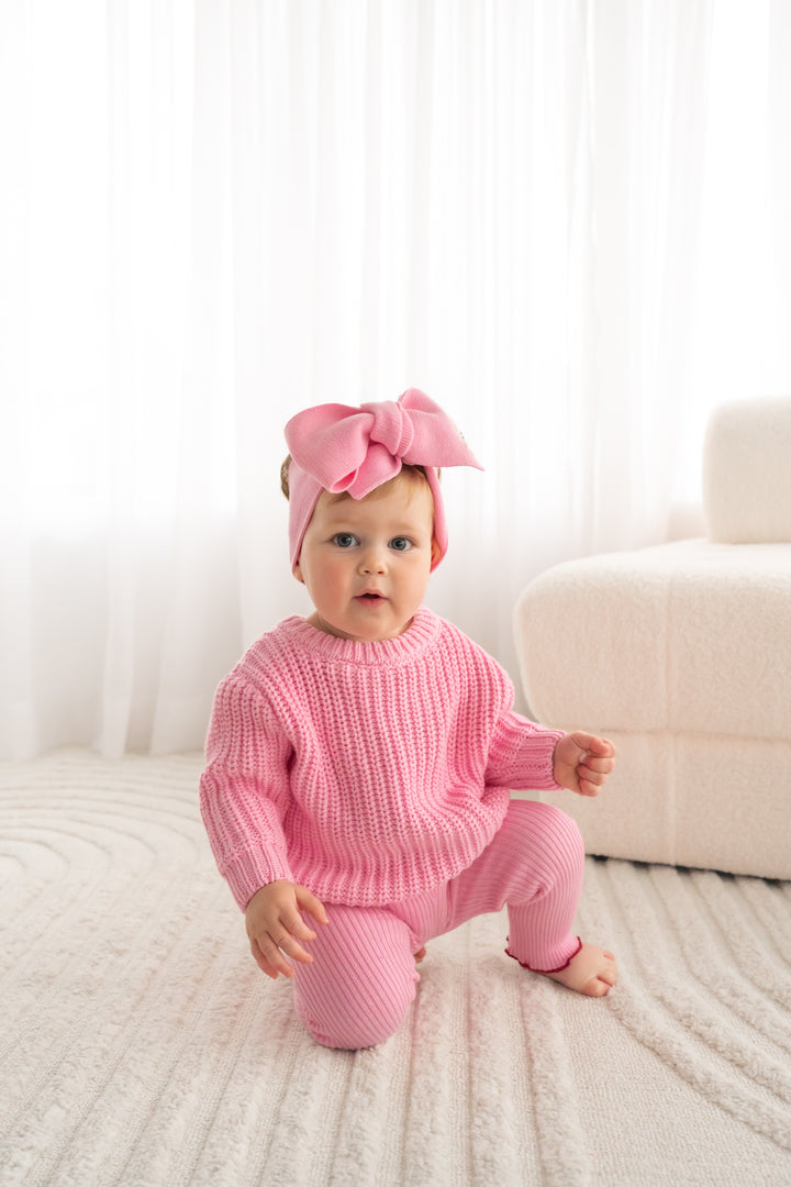 Super Chunky Knit - Peony Pink