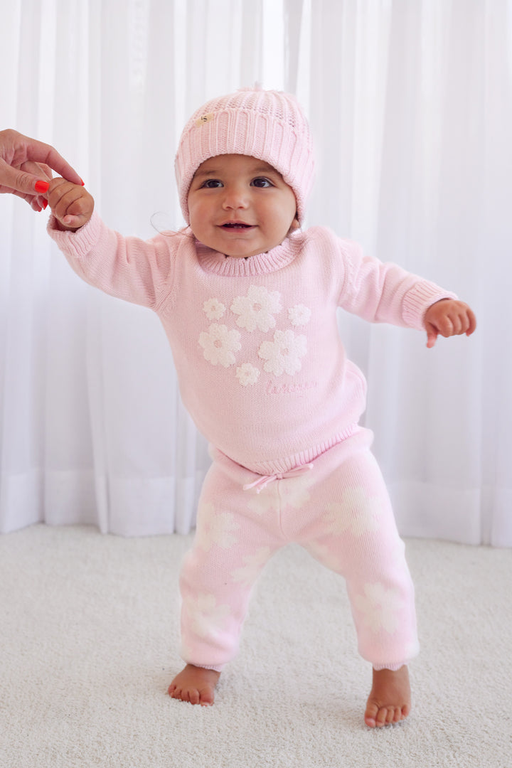 Knitted Jumper - Petal Boucle