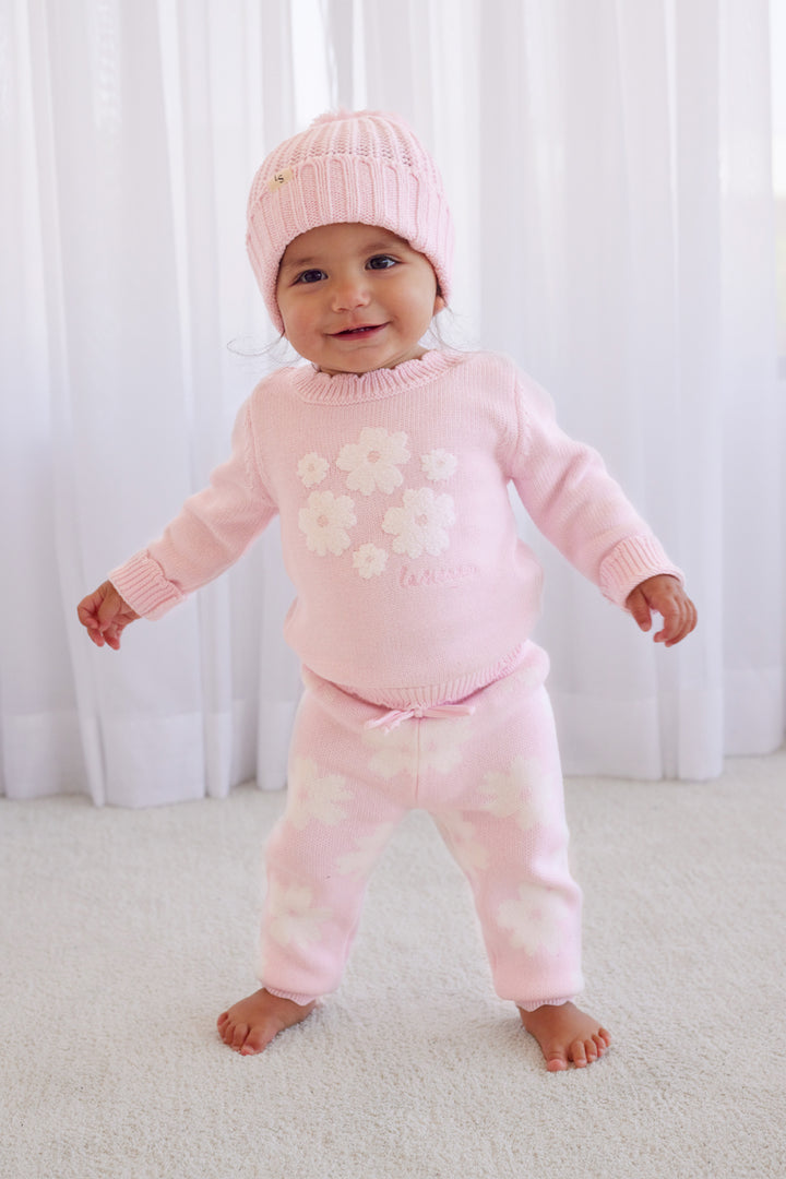 Knitted Pants - Petal