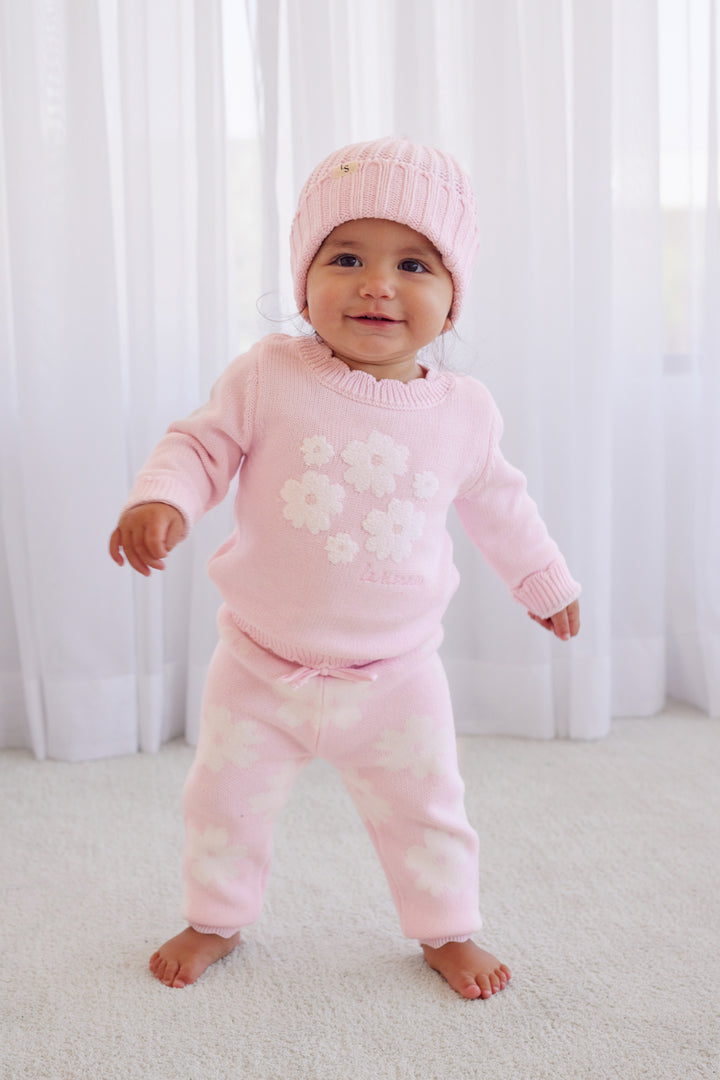 Knitted Jumper - Petal Boucle