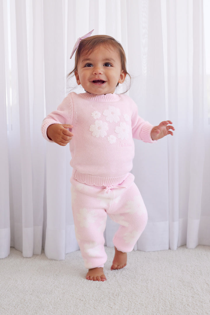 Knitted Pants - Petal