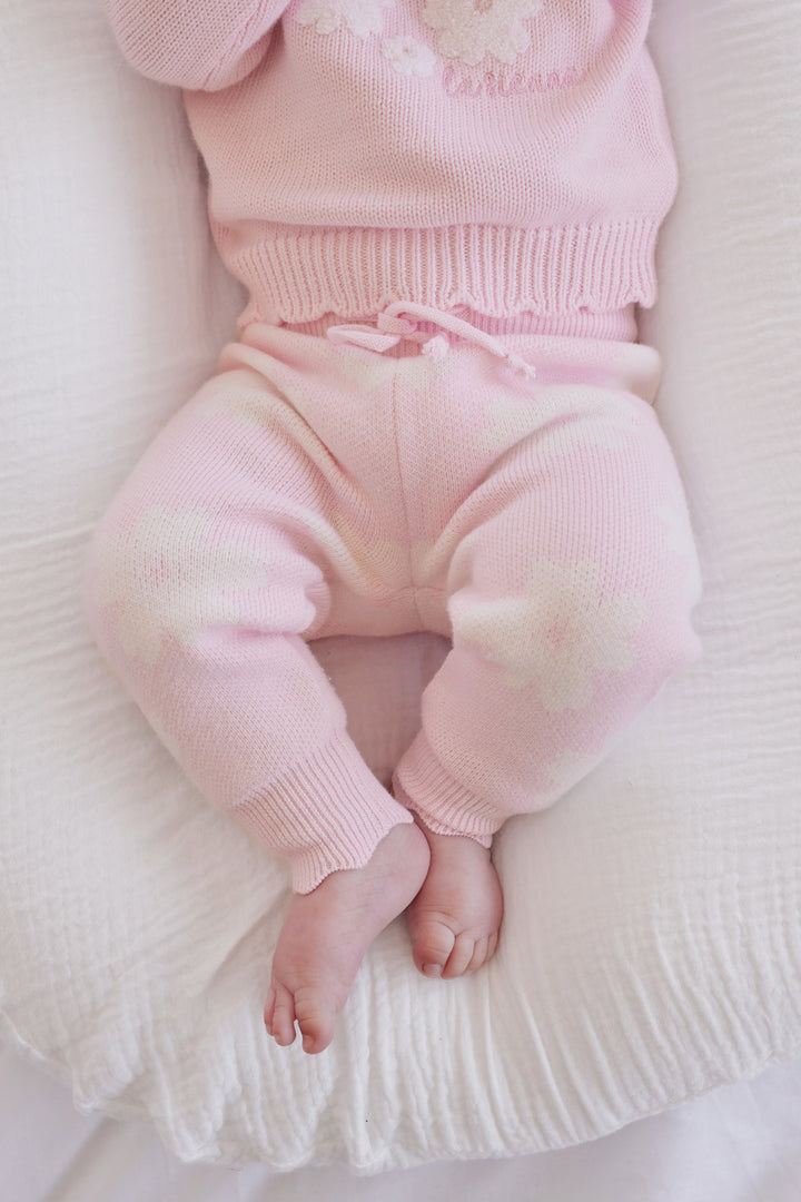 Knitted Pants - Petal