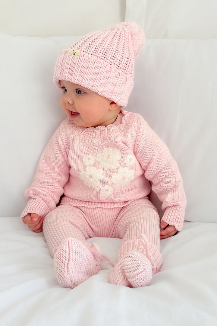 Knitted Jumper - Petal Boucle