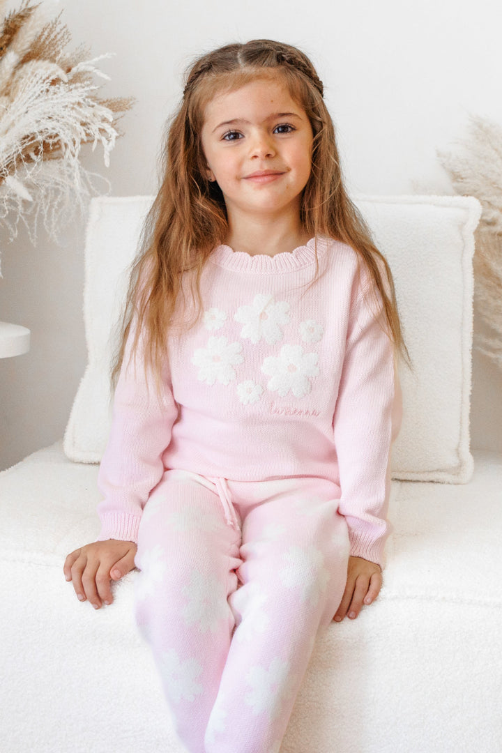 Knitted Jumper - Petal Boucle