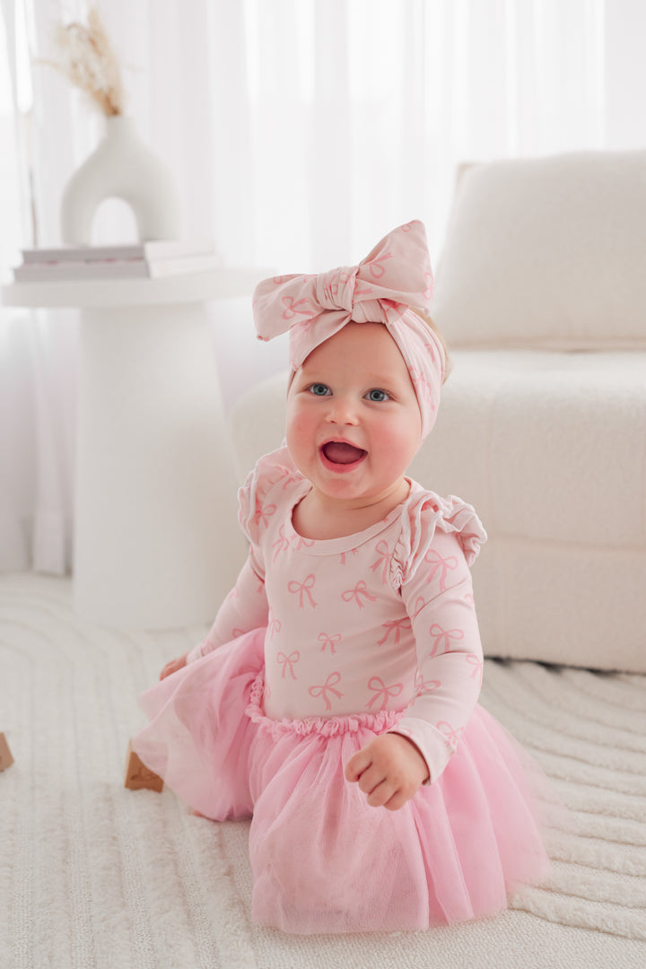Headwrap - Pink Bows