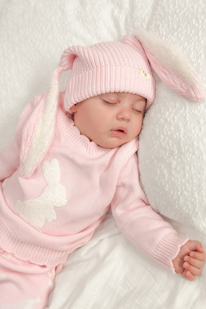 Knitted Jumper - Little Bunny Ballerina Pink
