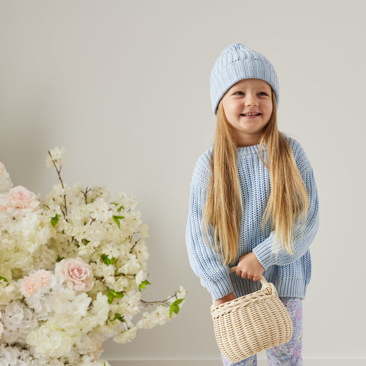 Super Chunky Knit - Sky Blue