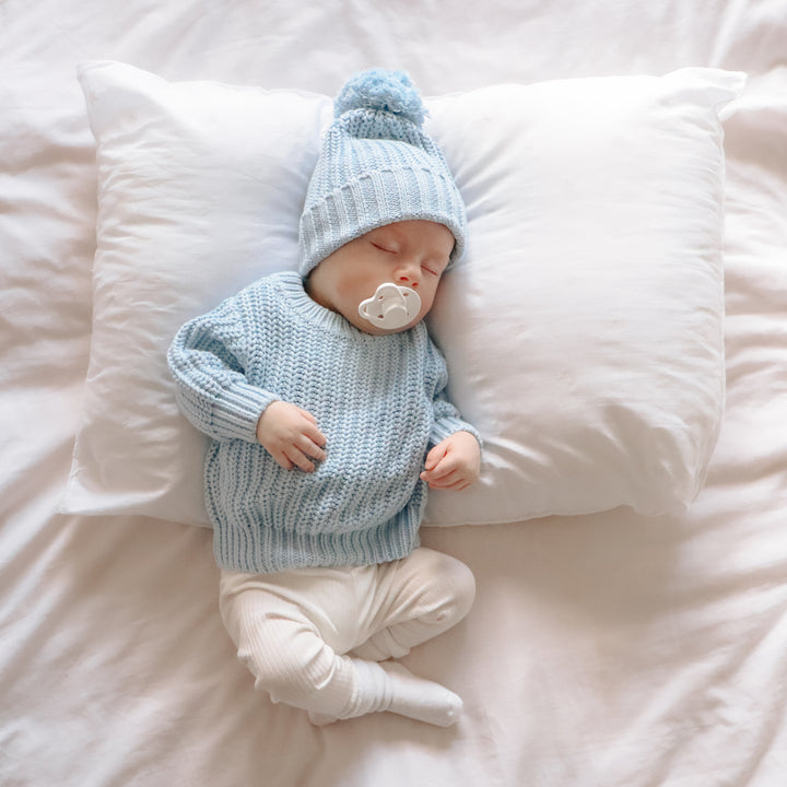 Super Chunky Knit - Sky Blue