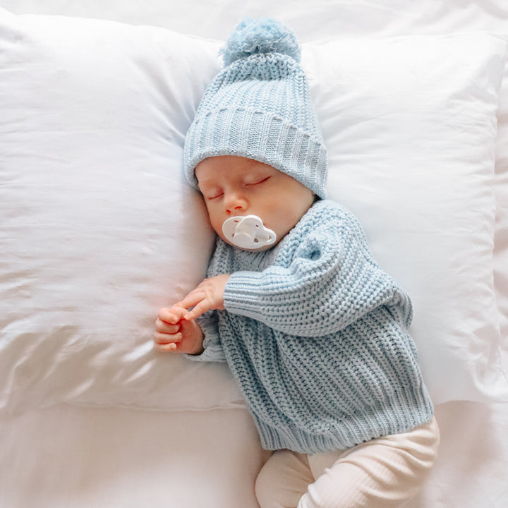 Super Chunky Knit - Sky Blue